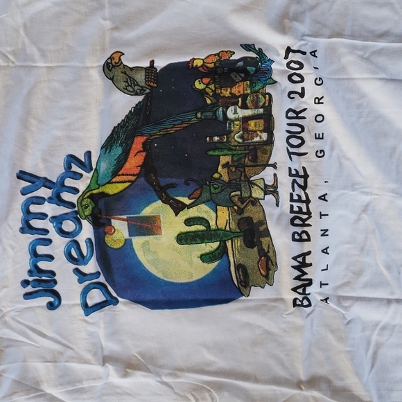 Jimmy Buffett Dream 2 Bama breeze tour 2007 t shirt new size medium - Picture 4 of 4